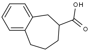 6,7,8,9-Tetrahydro-5H-benzo[7]annulene-6-carboxylic acid Struktur