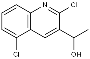 1-(2,5-dichloroquinolin-3-yl)ethanol Structure