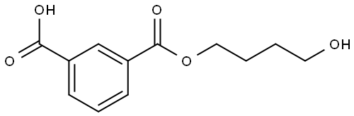 3-(4-hydroxybutoxycarbonyl)benzoic acid Structure
