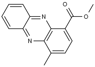 methyl 4-methylphenazine-1-carboxylate Struktur