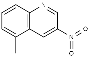 5-methyl-3-nitroquinoline 化学構造式