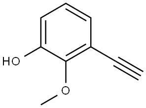 3-Ethynyl-2-methoxyphenol Struktur