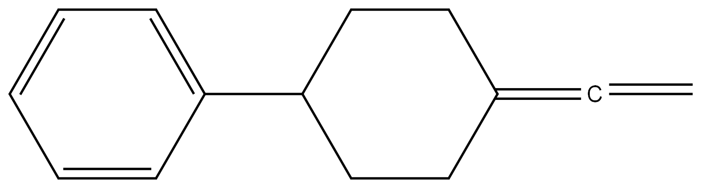 (4-vinylidenecyclohexyl)benzene 结构式