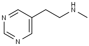5-Pyrimidineethanamine, N-methyl- Struktur