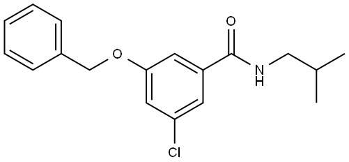 3-(benzyloxy)-5-chloro-N-isobutylbenzamide|3-(苄氧基)-5-氯-N-异丁基苯甲酰胺