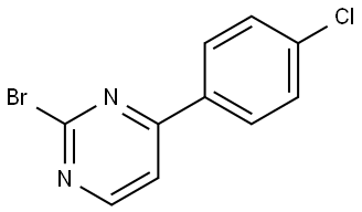2-bromo-4-(4-chlorophenyl)pyrimidine Structure