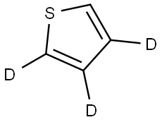 thiophene-2,3,4-d3 Struktur