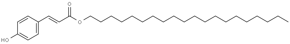 Eicosanyl(E)-p-coumarate Structure