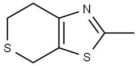 2-methyl-6,7-dihydro-4H-thiopyrano[4,3-d]thiazole Structure