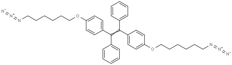 1,2-bis(4-((6-azidohexyl)oxy)phenyl)-1,2-diphenylethene Structure