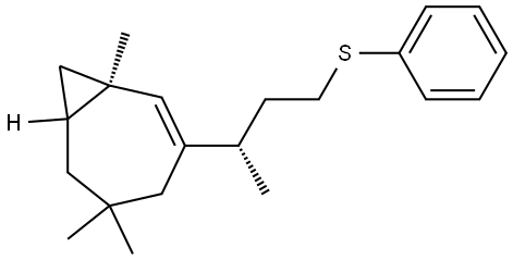 (1R)-1,5,5-TRIMETHYL-3-[(1S)-1-METHYL-3-(PHENYLSULFANYL)PROPYL]BICYCLO[5.1.0]OCT-2-ENE Structure