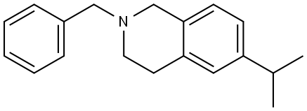 2-Benzyl-6-isopropyl-1,2,3,4-tetrahydroisoquinoline Structure