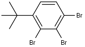 1,2,3-Tribromo-4-(1,1-dimethylethyl)benzene Structure