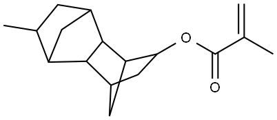 6-methyldecahydro-1,4:5,8-dimethanonaphthalen-2-yl methacrylate 结构式