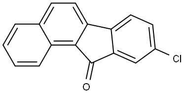9-chloro-11H-benzo[a]fluoren-11-one Structure