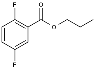 2,5-Difluorobenzoic acid propyl ester Structure