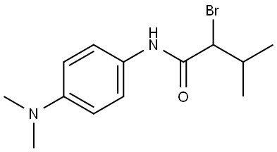 2-Bromo-N-[4-(dimethylamino)phenyl]-3-methylbutanamide Structure