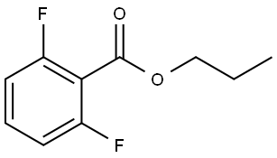 2,6-Difluorobenzoic acid propyl ester Structure