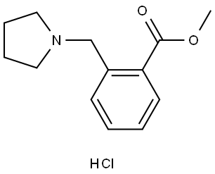 methyl 2-(pyrrolidin-1-ylmethyl)benzoate Structure