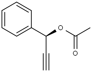 Benzenemethanol, α-ethynyl-, 1-acetate, (αS)-