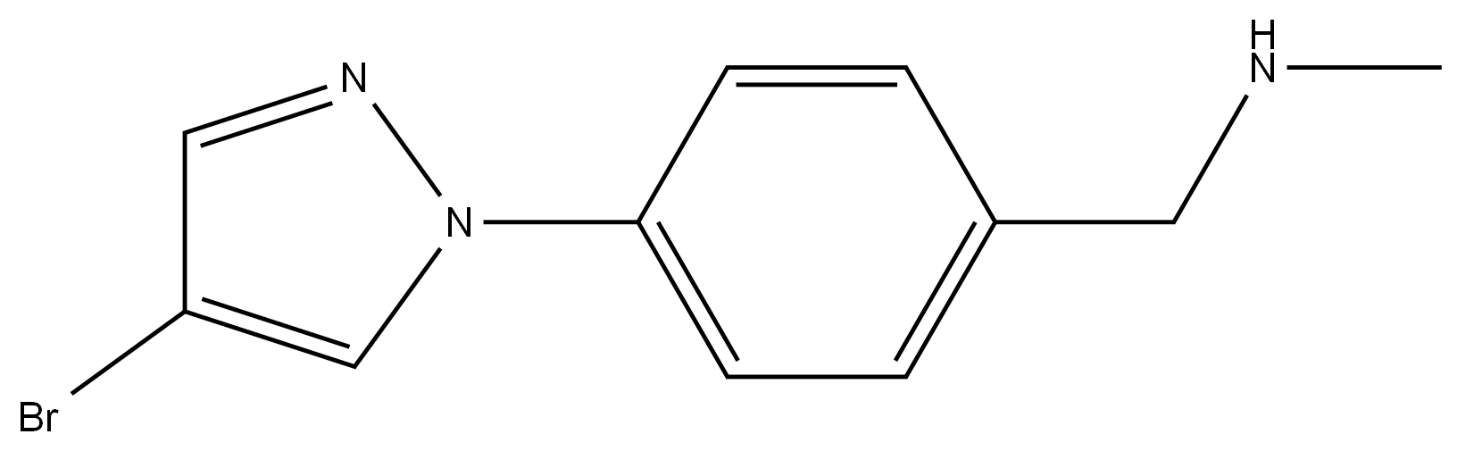 1178828-36-8 4-(4-Bromo-1H-pyrazol-1-yl)-N-methylbenzenemethanamine