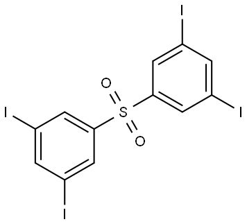 5,5’-Sulfonylbis(1,3-diiodobenzene) Structure