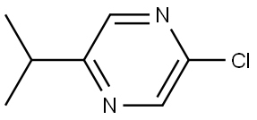 2-chloro-5-isopropylpyrazine Structure