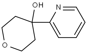 4-(pyridin-2-yl)tetrahydro-2H-pyran-4-ol Structure