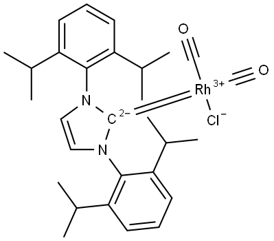 1207993-03-0 Rhodium,[1,3-bis[2,6-bis(1-methylethyl)phenyl]-1,3-dihydro-2H-imidazol-2-ylidene]dicarbonylchloro-, (SP-4-2)- (ACI)