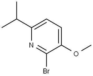 2-Bromo-6-isopropenyl-3-methoxypyridine Structure