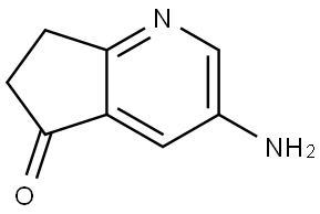3-Amino-6,7-dihydro-5H-cyclopenta[b]pyridin-5-one Structure