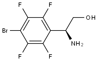 (2S)-2-AMINO-2-(4-BROMO-2,3,5,6-TETRAFLUOROPHENYL)ETHAN-1-OL Structure
