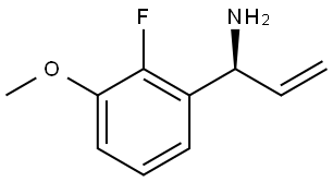 (1S)-1-(2-FLUORO-3-METHOXYPHENYL)PROP-2-EN-1-AMINE Structure