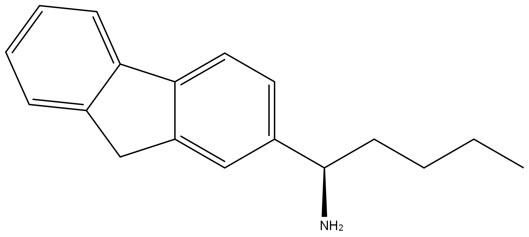 (1R)-1-FLUOREN-2-YLPENTYLAMINE Structure