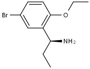 (1S)-1-(5-BROMO-2-ETHOXYPHENYL)PROPAN-1-AMINE Structure