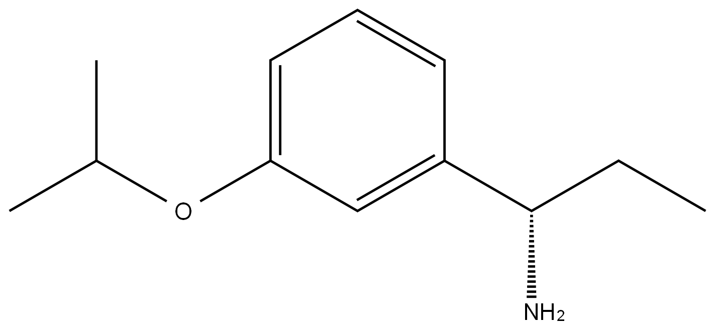 (1S)-1-[3-(METHYLETHOXY)PHENYL]PROPYLAMINE Structure