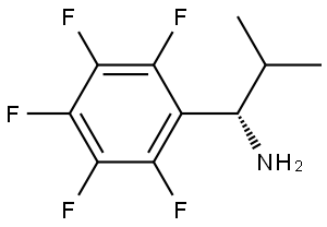 (1S)-2-METHYL-1-(2,3,4,5,6-PENTAFLUOROPHENYL)PROPYLAMINE Struktur