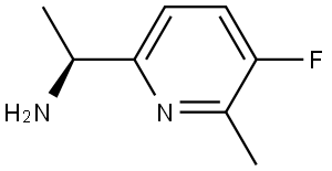 (1S)-1-(5-FLUORO-6-METHYL (2-PYRIDYL))ETHYLAMINE 结构式