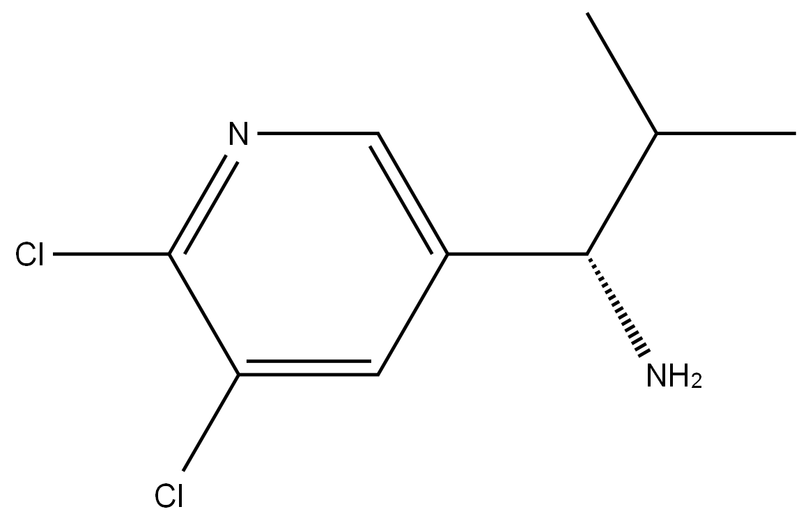 (1S)-1-(5,6-DICHLORO(3-PYRIDYL))-2-METHYLPROPYLAMINE Structure