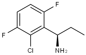 (1R)-1-(2-CHLORO-3,6-DIFLUOROPHENYL)PROPAN-1-AMINE Struktur