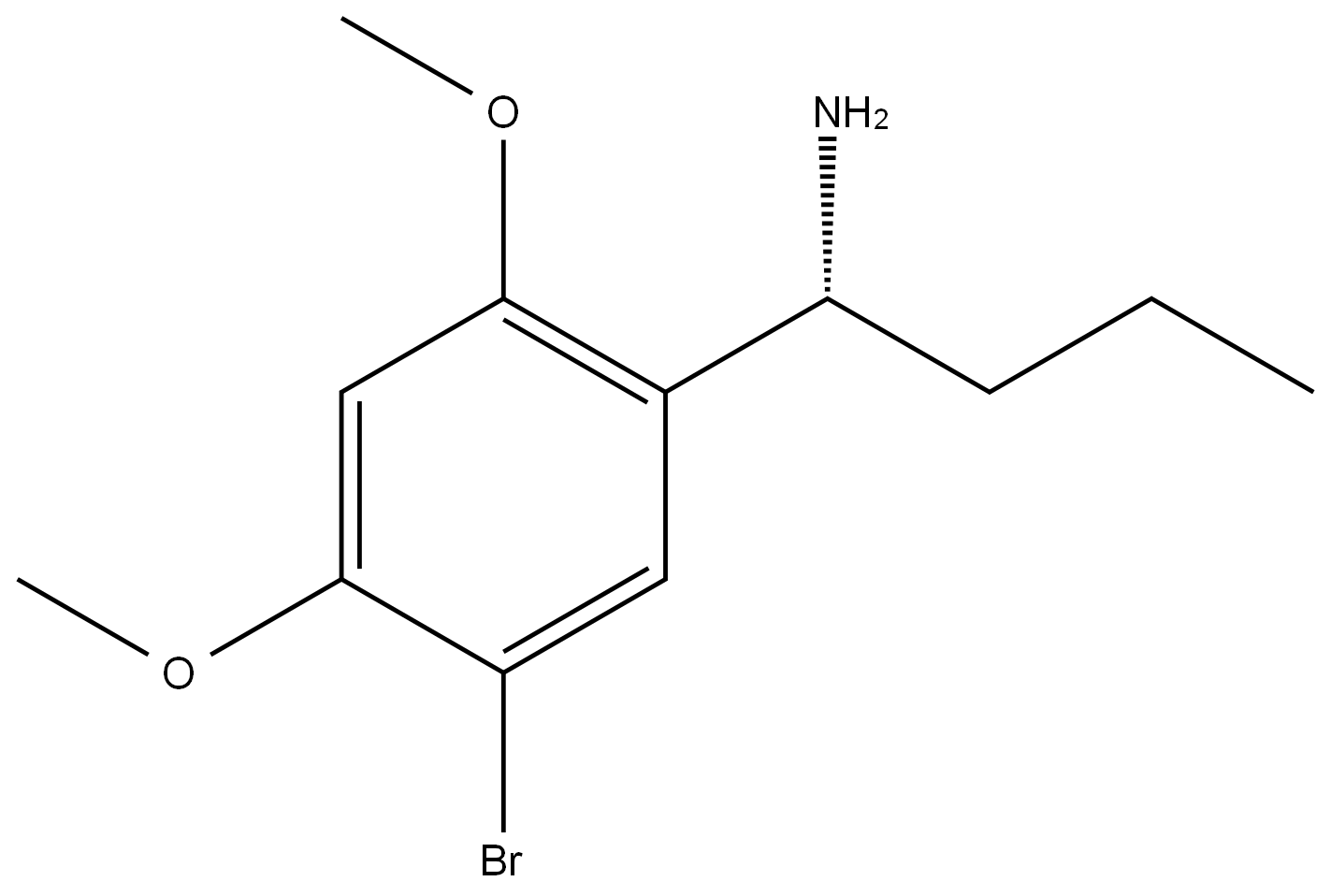 (1R)-1-(5-BROMO-2,4-DIMETHOXYPHENYL)BUTAN-1-AMINE Structure