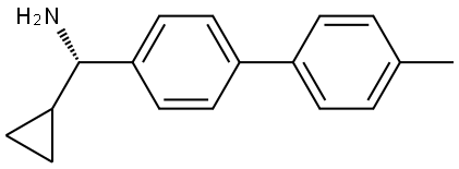 (S)-CYCLOPROPYL[4-(4-METHYLPHENYL)PHENYL]METHANAMINE Struktur