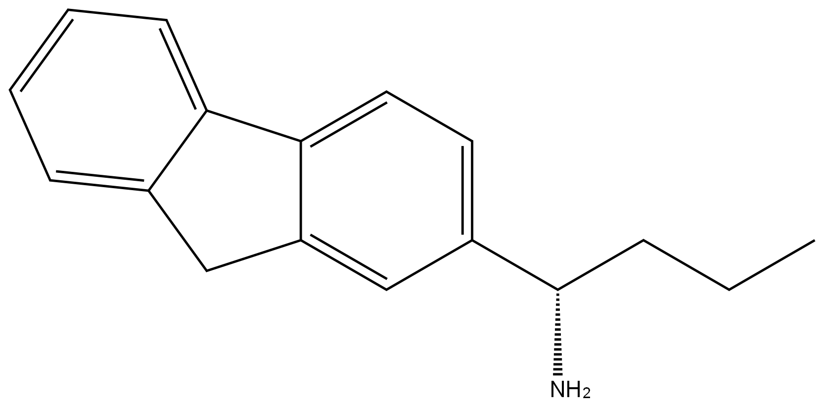 (1S)-1-FLUOREN-2-YLBUTYLAMINE Structure