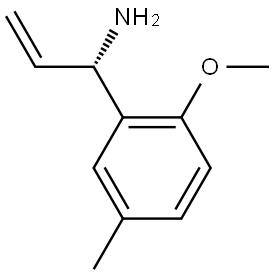 (1S)-1-(2-METHOXY-5-METHYLPHENYL)PROP-2-EN-1-AMINE Struktur