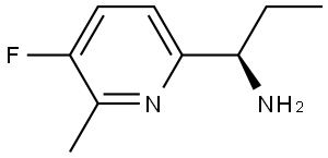 (1R)-1-(5-FLUORO-6-METHYL (2-PYRIDYL))PROPYLAMINE Structure