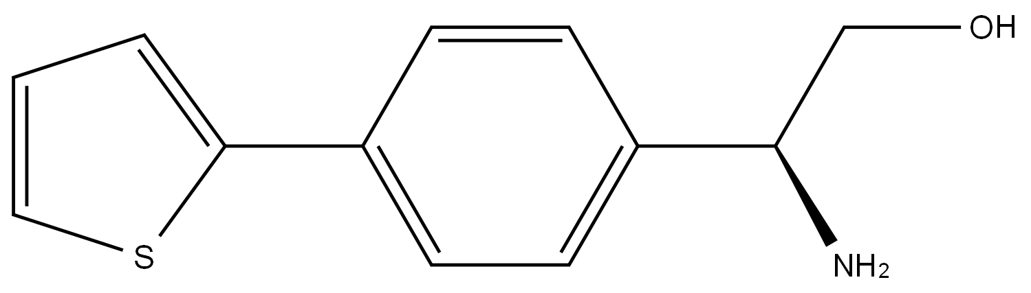 (2S)-2-AMINO-2-(4-(2-THIENYL)PHENYL)ETHAN-1-OL Structure