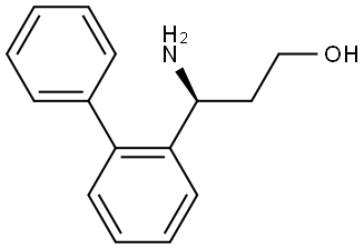 (3S)-3-AMINO-3-(2-PHENYLPHENYL)PROPAN-1-OL Structure