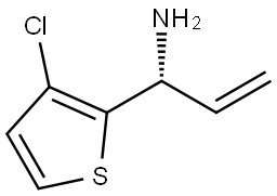(1R)-1-(3-CHLOROTHIOPHEN-2-YL)PROP-2-EN-1-AMINE 结构式
