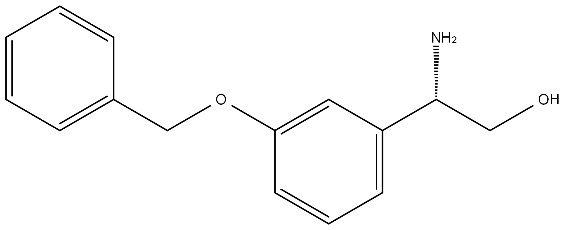 (2S)-2-AMINO-2-[3-(PHENYLMETHOXY)PHENYL]ETHAN-1-OL,1213436-74-8,结构式