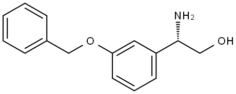 (2S)-2-AMINO-2-[3-(PHENYLMETHOXY)PHENYL]ETHAN-1-OL,1213436-74-8,结构式